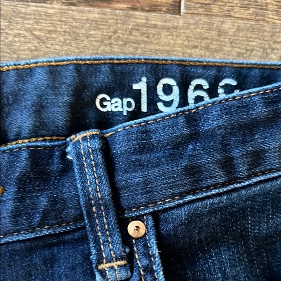 GAP Real Straight Women's Blue Jeans 30L - Picture 3 of 6